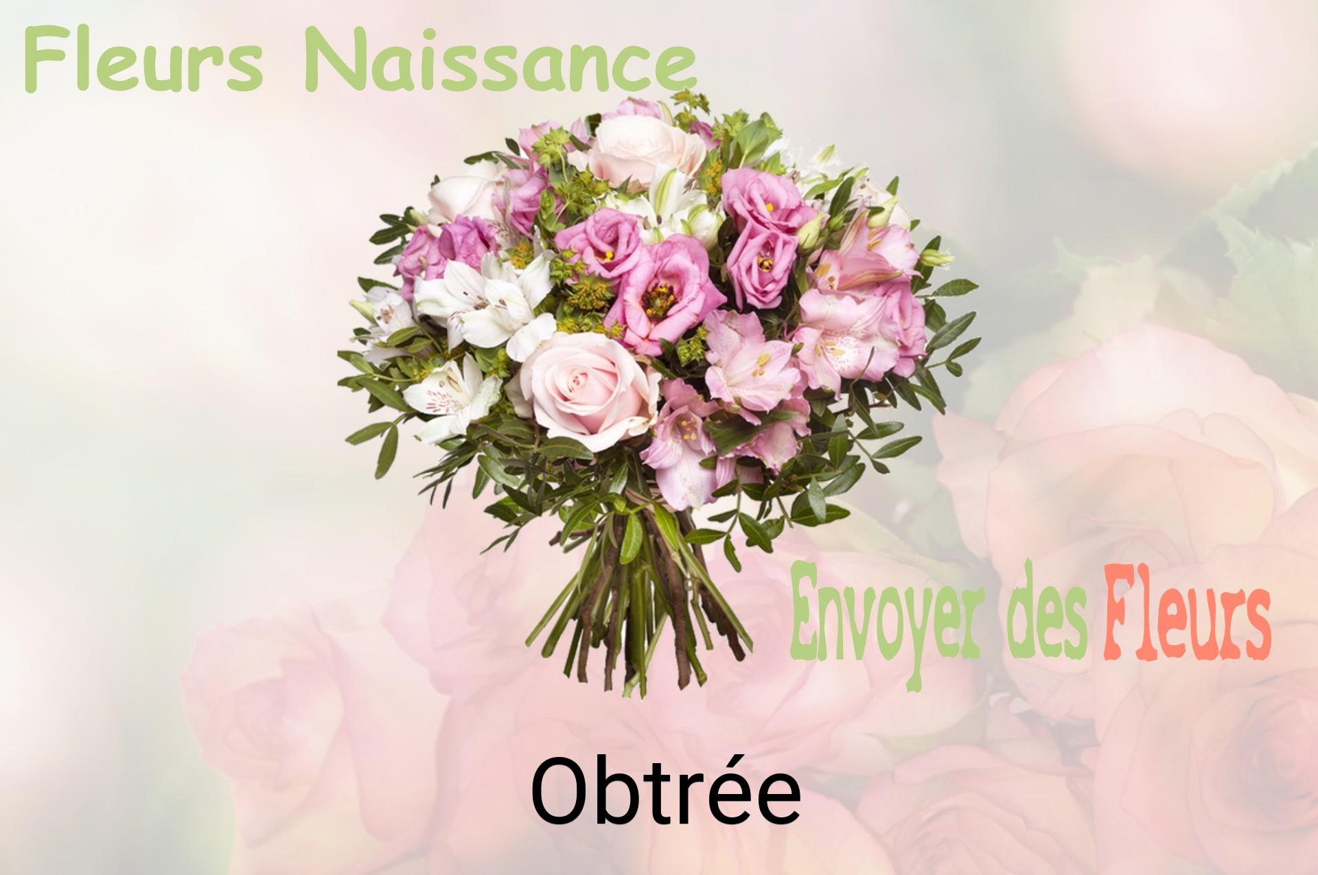 Bouquet de fleurs de naissance livré à Obtrée
